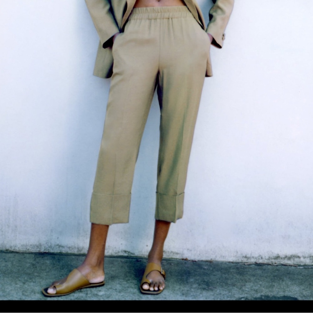 Zara trousers (khaki)
